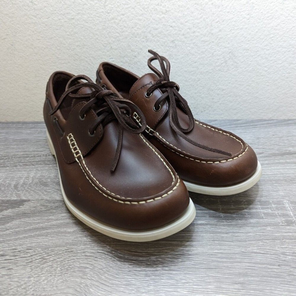 Cole Haan Resort Brown Leather Deck Boat Driving Loafers Shoes Men's 8.5 M Yacht